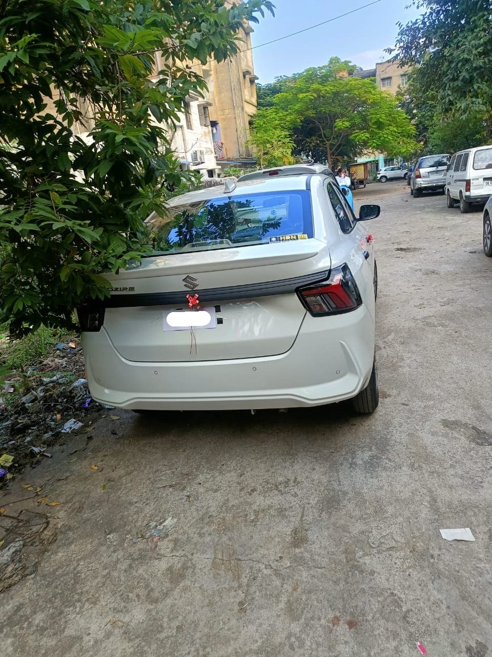 Swift Dzire — rear view